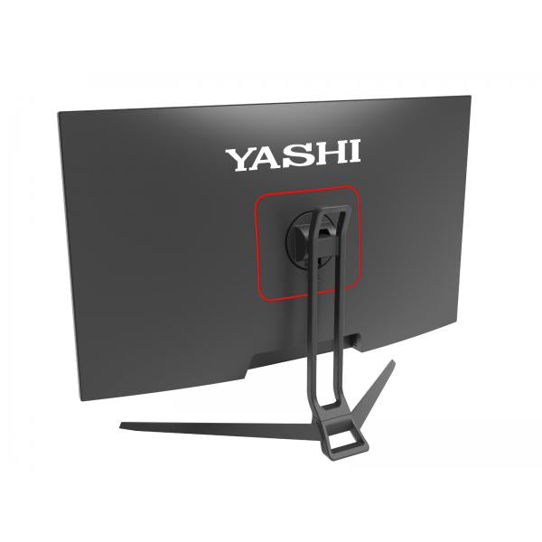 YASHI Pioneer S LED display 81,3 cm [32] 3840 x 2160 Pixel Quad HD Nero (Yashi Pioneer S YZ3221 - Monitor a LED - 32 - 3840 x 2160 QHD @ 60 Hz - VA - 300 cd/m - 1 ms - HDMI, DisplayPort - altoparlanti)