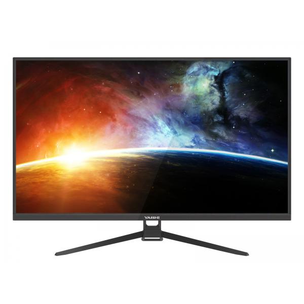 YASHI Pioneer S LED display 81,3 cm [32] 3840 x 2160 Pixel Quad HD Nero (Yashi Pioneer S YZ3221 - Monitor a LED - 32 - 3840 x 2160 QHD @ 60 Hz - VA - 300 cd/m - 1 ms - HDMI, DisplayPort - altoparlanti)
