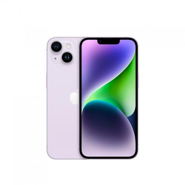 Apple iPhone 14 Plus 512GB Viola (Apple iPhone 14 Plus - 5G smartphone - dual SIM /Memoria Interna 512 GB - display OLED - 6.7 - 2778 x 1284 pixel - 2x fotocamere posteriori 12 MP, 12 MP - front camera 12 MP - viola)