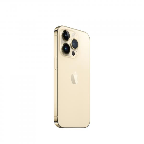 Apple iPhone 14 Pro 15,5 cm [6.1] Doppia SIM iOS 16 5G 1 TB Oro (Apple iPhone 14 Pro - 5G smartphone - dual-SIM / Internal Memory 1 TB - OLED display - 6.1 - 2556 x 1179 pixels [120 Hz] - 3x rear cameras 48 MP, 12 MP, 12 MP - front camera 12 MP - gold)