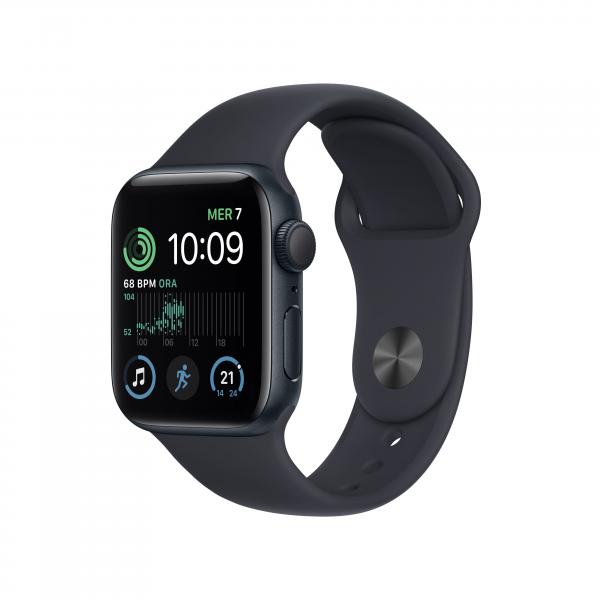 Apple Watch SE OLED 40 mm Digitale 324 x 394 Pixel Touch screen Nero Wi-Fi GPS [satellitare] (^APPLE WATCH SE 40 MID AL MID SP GPS)