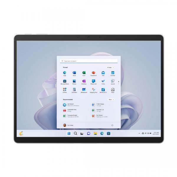 Microsoft Surface Pro 9 256 GB 33 cm [13] Intel Core i5 16 GB Wi-Fi 6E [802.11ax] Windows 11 Home Platino (Microsoft Surface Pro 9 - Tablet - Intel Core i5 1235U / 1.3 GHz - Evo - Win 11 Home - Grafica Intel Iris Xe - 16 GB RAM - 256 GB SSD - 13 touc...