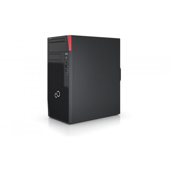 Fujitsu ESPRIMO P6012 Intel Core i5 i5-12400 8 GB DDR4-SDRAM 256 GB SSD Windows 11 Pro Desktop PC Nero, Rosso (FUJITSU ESPRIMO P6012 TOWER INTEL CORE,i5 12400 2.5GHz 8GB RAM 256GB SSD,UHD GRAPHICS 730 WIN11 PRO) - Versione Tedesca