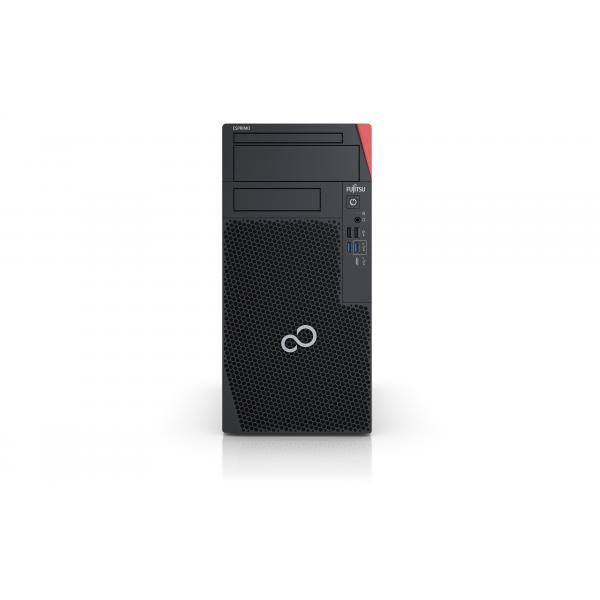 Fujitsu ESPRIMO P6012 Intel Core i5 i5-12400 8 GB DDR4-SDRAM 256 GB SSD Windows 11 Pro Desktop PC Nero, Rosso (FUJITSU ESPRIMO P6012 TOWER INTEL CORE,i5 12400 2.5GHz 8GB RAM 256GB SSD,UHD GRAPHICS 730 WIN11 PRO) - Versione Tedesca