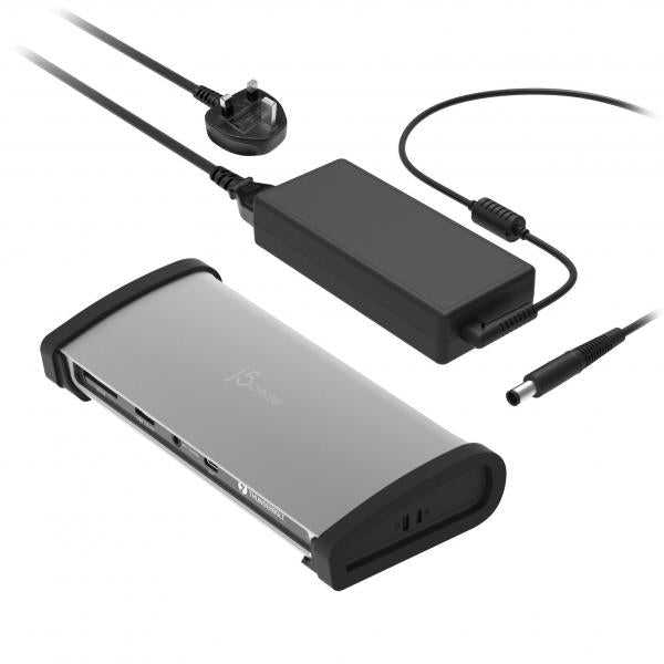 j5create JTD562-FN Docking station 8K Thunderbolt 4 - UK (8K THUNDERBOLT 4 DOCKING - STATION - UK BLACK/SPACE GREY)