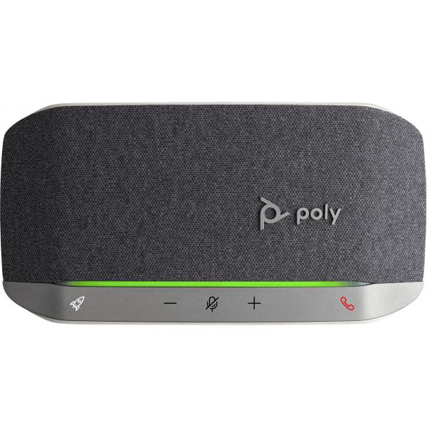 POLY Vivavoce USB-A Sync 20 (Poly Sync 20 - Vivavoce smart - Bluetooth - senza fili, cablato - USB-A - argento - Certificato per i team Microsoft)hp0197029536259772D2AA