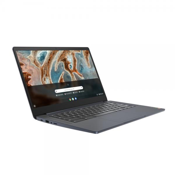 Lenovo IdeaPad 3 14M836 Chromebook 35,6 cm [14] Full HD MediaTek MT8183 4 GB LPDDR4x-SDRAM 128 GB eMMC Wi-Fi 5 [802.11ac] ChromeOS Blu (Lenovo IdeaPad 3 Chromebook Laptop, 14 Inch Full HD Screen, MediaTek MT8183 Processor, 4GB RAM, 128GB eMMC, Wi-Fi ...