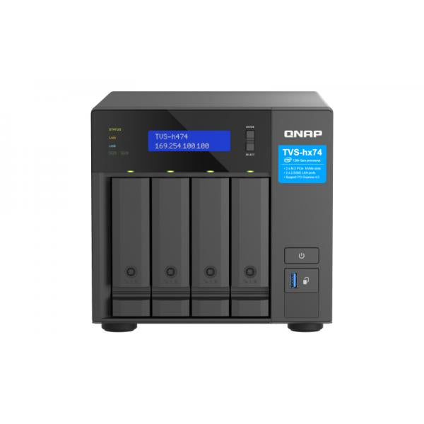 TVS-H474-PT-8G 4BAY 8GB DDR4 2X2.5GBE (2.5G/1G/100M/10M)