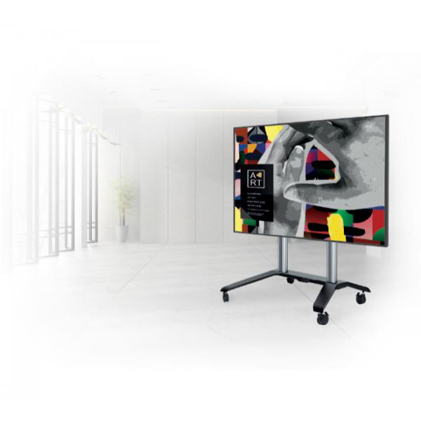 B-Tech BT8590 3,05 m [120] Nero Pavimento (BT8590/B - XXL Flat Screen Trolley)
