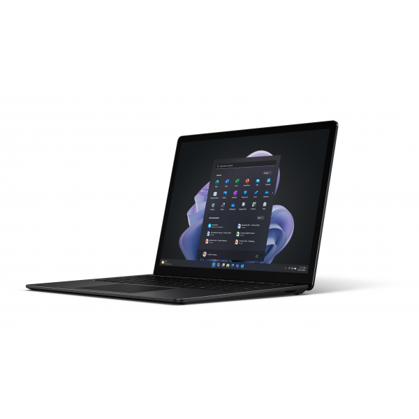 Microsoft Surface Laptop 5 Computer portatile 34,3 cm [13.5] Touch screen Intel Core i7 i7-1265U 16 GB LPDDR5x-SDRAM 256 GB SSD Wi-Fi 6 [802.11ax] Windows 11 Pro Nero (SURFACE LAPTOP 5 13IN I7/16/256 - W11P BLACK) - Versione Tedesca