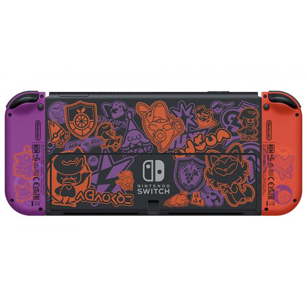 Nintendo Switch OLED Pokmon Scarlet & Violet Edition console da gioco portatile 17,8 cm [7] 64 GB Touch screen Wi-Fi Rosso, Viola (EOL - Nintendo Switch HW [OLED Model] Pokemon Scarlet and Violet Limited Edition Bundle)