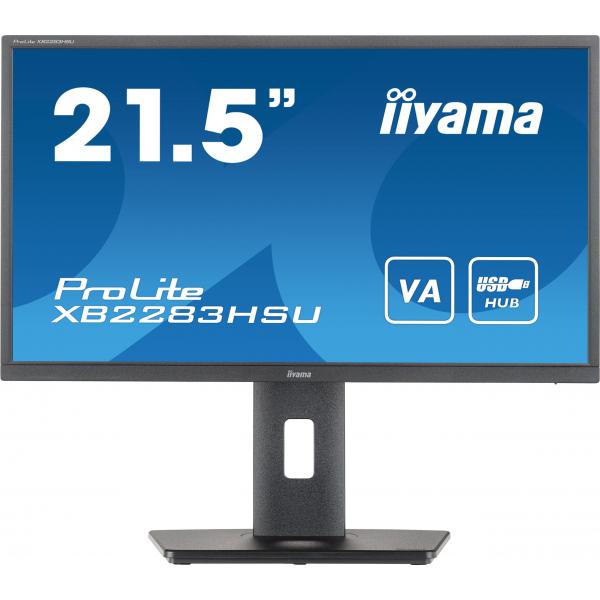 Iiyama ProLite XB2283HSU-B1 Monitor PC 54,6 cm [21.5] 1920 x 1080 Pixel Full HD LED Nero (iiyama ProLite XB2283HSU-B1 computer monitor 54.6 cm [21.5'] 1920 x 1080 pixels Full HD LED Black)Iiyama4948570120703XB2283HSU-B1