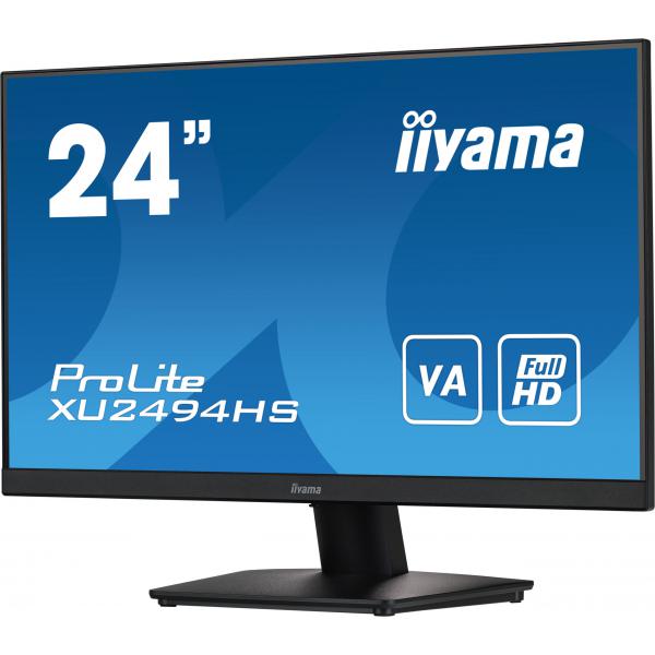 Iiyama ProLite XU2494HS-B2 Monitor PC 60,5 cm [23.8] 1920 x 1080 Pixel Full HD LED Nero (iiyama ProLite XU2494HS-B2 computer monitor 60.5 cm [23.8'] 1920 x 1080 pixels Full HD LED Black)Iiyama4948570120796XU2494HS-B2