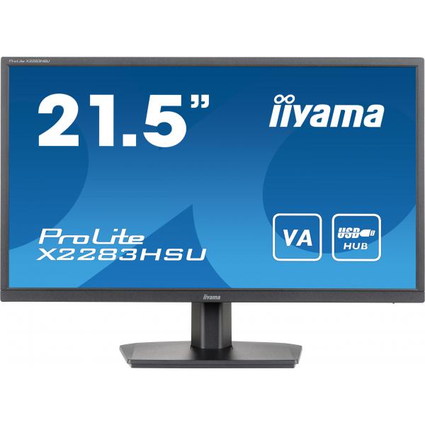 Iiyama ProLite X2283HSU-B1 Monitor PC 54,6 cm [21.5] 1920 x 1080 Pixel Full HD LCD Nero (21.5IN ULTRA SLIM/ VA PANEL/ - 1920X1080/ 250CD/ 3000:1/ SPEAKE)Iiyama4948570120697X2283HSU-B1