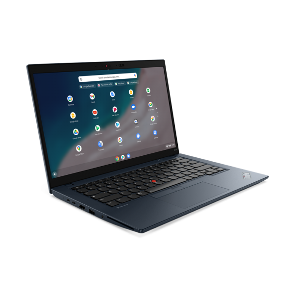 Lenovo ThinkPad C14 Gen 1 Chromebook 35,6 cm [14] Full HD Intel Core i5 i5-1235U 8 GB LPDDR4x-SDRAM 128 GB eMMC Wi-Fi 6E [802.11ax] ChromeOS Blu (C14 G1 CHROMEBOOK T I5-1235U - 14IN 8GB 128GB CHROME) - Versione UK