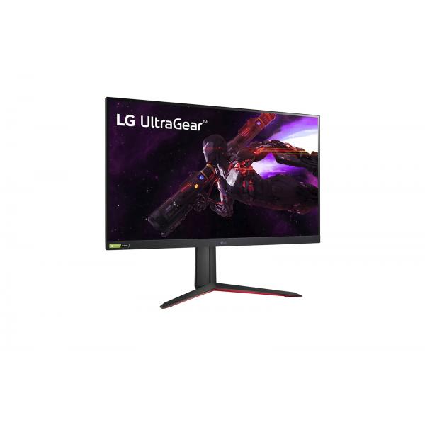 LG 32GP850-B Monitor PC 80 cm [31.5] 2560 x 1440 Pixel Quad HD LED Nero, Rosso (LG UltraGear 32GP850-B - LED monitor - gaming - 32 [31.5 viewable] - 2560 x 1440 QHD @ 165 Hz - Nano IPS - 350 cd/m - 1000:1 - HDR10 - 1 ms - 2xHDMI, DisplayPort)