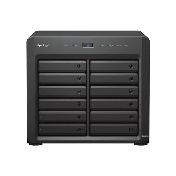 Synology DiskStation DS3622xs+ NAS Desktop Collegamento ethernet LAN Nero D-1531 (Synology DiskStation DS3622xs+ 5.76TB [Synology SAT5200]; 12 bay desktop; Intel [3Years warranty])