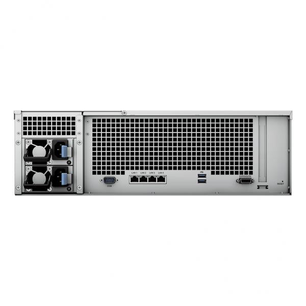 Synology RackStation RS2821RP+ NAS Armadio [3U] Collegamento ethernet LAN Nero V1500B (Synology RackStation RS2821RP+ 15.36TB [Synology SAT5210] 3U 16-bay; AMD RyzenTM V1500B quad-core 2.2 GHz; 4 GB DDR4 ECC UDIMM [expandable up to 32 GB]; 4 x 1GbE R...