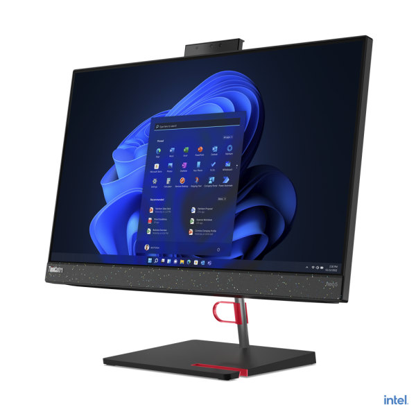 Lenovo ThinkCentre neo 50a Intel Core i5 i5-12500H 60,5 cm [23.8] 1920 x 1080 Pixel Touch screen 16 GB DDR5-SDRAM 512 GB SSD PC All-in-one Windows 11 Pro Wi-Fi 6 [802.11ax] Nero (Lenovo ThinkCentre neo 50a 24 12B8 - All-in-one - Supporto per Monitor ...