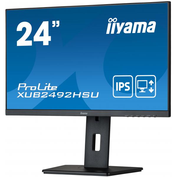 Iiyama ProLite XUB2492HSU-B5 LED display 60,5 cm [23.8] 1920 x 1080 Pixel Full HD Nero (Iiyama XUB2492HSU-B5 24 IPS LCD)Iiyama4948570121229XUB2492HSU-B5