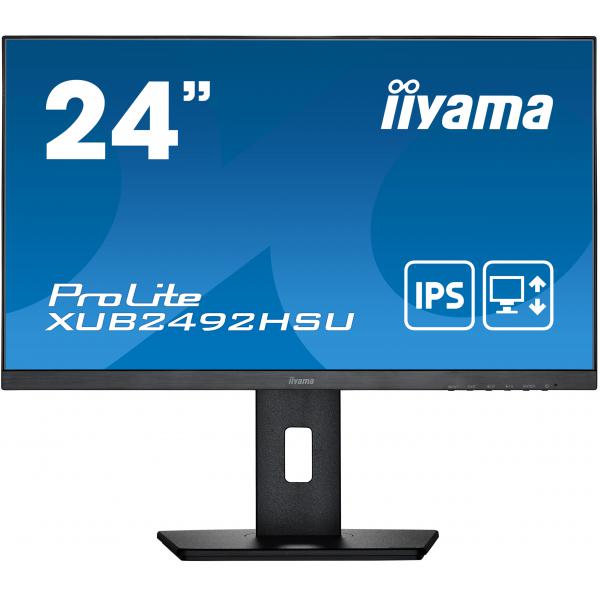 Iiyama ProLite XUB2492HSU-B5 LED display 60,5 cm [23.8] 1920 x 1080 Pixel Full HD Nero (Iiyama XUB2492HSU-B5 24 IPS LCD)Iiyama4948570121229XUB2492HSU-B5