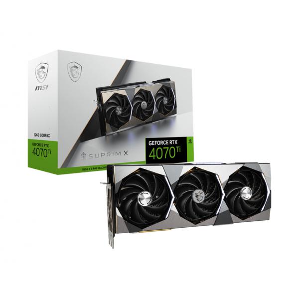 MSI GeForce RTX 4070 Ti Suprim X 12G, 12288 MB GDDR6X