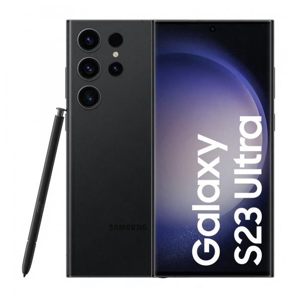 Samsung Galaxy S23 Ultra Display 6.8'' Dynamic AMOLED 2X, Fotocamera 200MP, RAM 8GB, 256GB, 5.000 mAh, Phantom Black (GALAXY S23 ULTRA 5G PHANTOM - BLACK 256 GB)