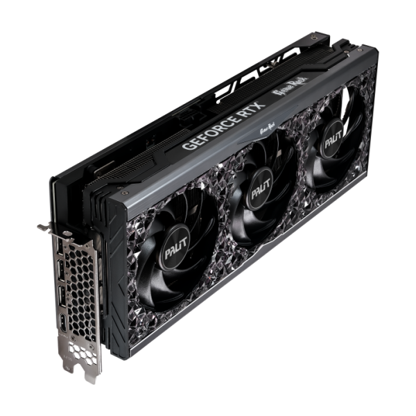 Palit GeForce RTX 4070 Ti GameRock OC NVIDIA GeForce RTX 4070 Ti 12 GB GDDR6X (Palit RTX4070 TI GameRock OC PCIe4 12GB DDR6X HDMI 3 DP 2775MHz Clock RGB Lighting Overclocked)