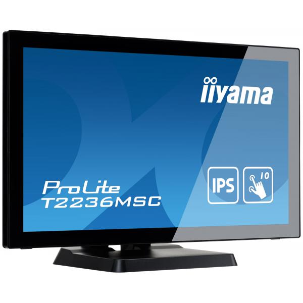 iiyama ProLite T2236MSC-B3 Monitor PC 54,6 cm [21.5] 1920 x 1080 Pixel Full HD LCD Touch screen Nero (iiyama ProLite T2236MSC-B3 computer monitor 54.6 cm [21.5'] 1920 x 1080 pixels Full HD LCD Touchscreen Black)