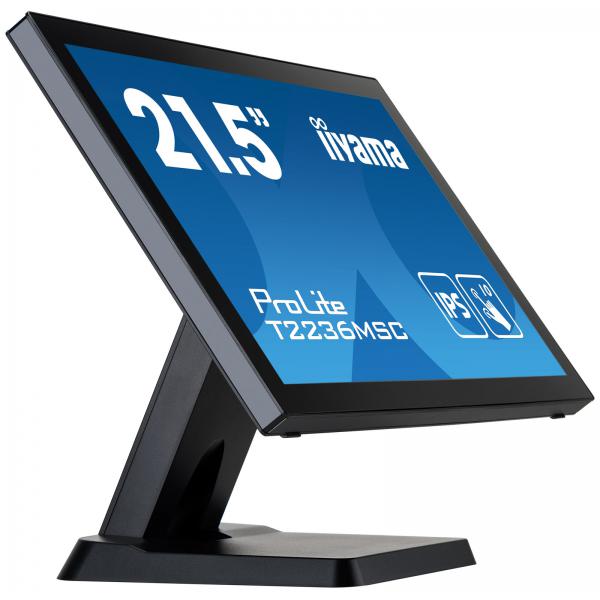 iiyama ProLite T2236MSC-B3 Monitor PC 54,6 cm [21.5] 1920 x 1080 Pixel Full HD LCD Touch screen Nero (iiyama ProLite T2236MSC-B3 computer monitor 54.6 cm [21.5'] 1920 x 1080 pixels Full HD LCD Touchscreen Black)