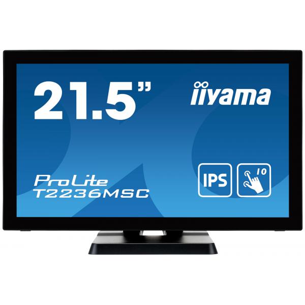 iiyama ProLite T2236MSC-B3 Monitor PC 54,6 cm [21.5] 1920 x 1080 Pixel Full HD LCD Touch screen Nero (iiyama ProLite T2236MSC-B3 computer monitor 54.6 cm [21.5'] 1920 x 1080 pixels Full HD LCD Touchscreen Black)