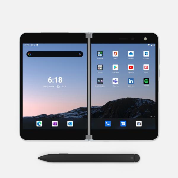 Microsoft Surface Duo Demo 14,2 cm [5.6] SIM singola Android 10.0 4G USB tipo-C 6 GB 128 GB 3577 mAh Bianco (SURFACE DUO 128 5.6IN LTE COMM - QUALC SNAPDRAGON 855 ANDRD10 DEM)