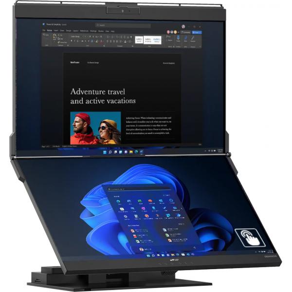 Mobile Pixels Geminos X Monitor PC 61 cm [24] 2560 x 1440 Pixel Quad HD Touch screen Nero (Geminos X 24 2560x1440 75Hz - Quad HD Touchscreen, Black - Warranty: 24M)