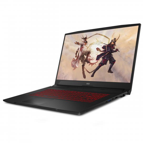 MSI Gaming Katana GF76 12UGSZOK Computer portatile 43,9 cm [17.3] Full HD Intel Core i7 i7-12650H 16 GB DDR5-SDRAM 1 TB SSD NVIDIA GeForce RTX 3070 Ti Wi-Fi 6 [802.11ax] Windows 11 Home Nero (Katana GF76 12UGSZOK-642UK) - Versione UK