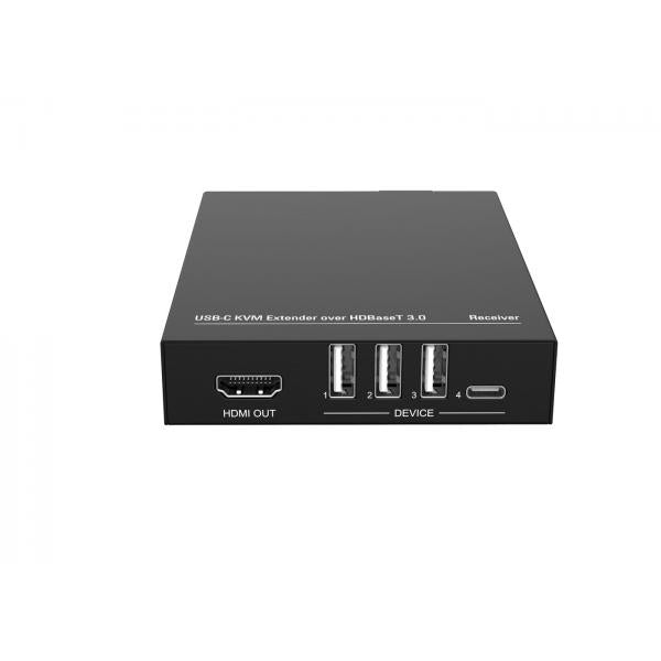 Vivolink VLUSBCEXT150 estensore KVM Trasmettitore e ricevitore (USB-C 4K KVM Extender HUB - . - Warranty: 36M)