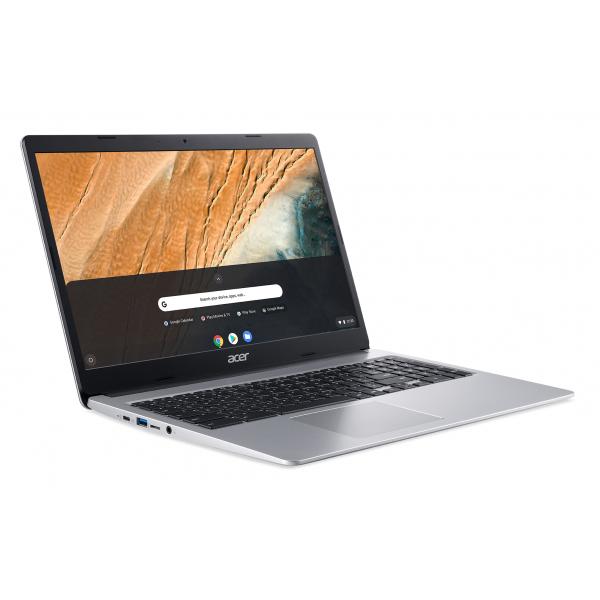 Acer Chromebook CB315-3H-C0AY 39,6 cm [15.6] Full HD Intel Celeron N N4120 4 GB LPDDR4-SDRAM 128 GB eMMC Wi-Fi 5 [802.11ac] ChromeOS Argento (CB315-3H-C0AY N4120 - 15.6IN 4GB 128 GB CHROME OS) - Versione Tedesca