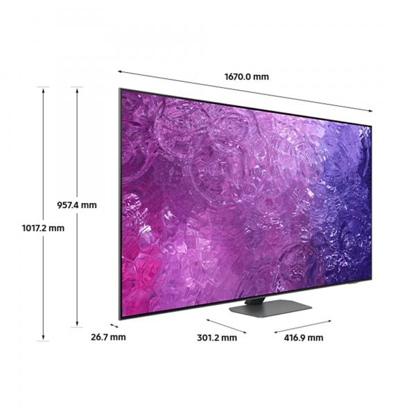 Samsung QE75QN90CATXXU TV 190,5 cm [75] 4K Ultra HD Smart TV Wi-Fi (2023 75QN90C Neo QLED 4K HDR - Samsung 2023 75 Neo QLED 4K HDR Smart TV 4x HDMI 2x USB VESA Mount 400 x 400)Samsung8806094866612QE75QN90CATXXU