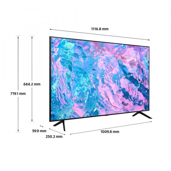 Samsung Series 7 UE50CU7100KXXU TV 127 cm [50] 4K Ultra HD Smart TV Wi-Fi (50 CU7100 TV 2023 - 50 4K UHD Smart TV 3840 x 2160 3x HDMI and 1x USB 200 x 200 VESA Wall Mount)Samsung8806094845976UE50CU7100KXXU