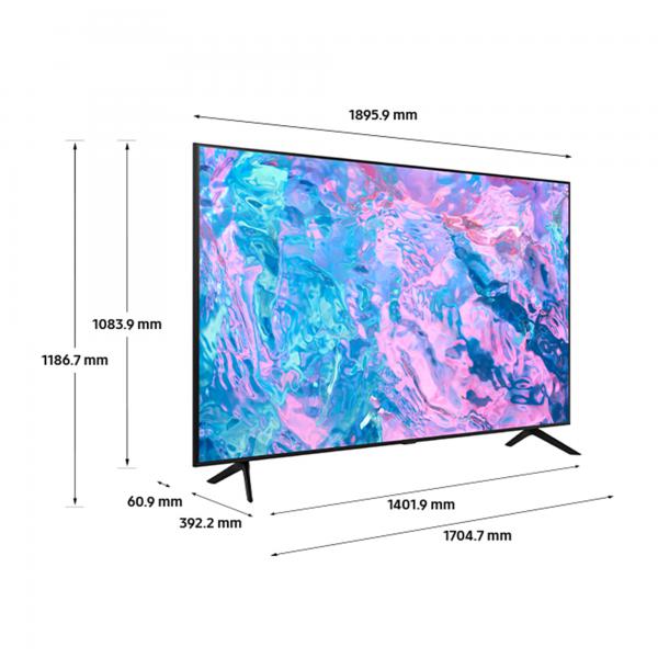 Samsung Series 7 UE85CU7100KXXU TV 2,16 m [85] 4K Ultra HD Smart TV Wi-Fi (85 CU7100 TV 2023 - 85 4K UHD Smart TV 3840 x 2160 3x HDMI and 1x USB VESA Wall Mount)Samsung8806094846584UE85CU7100KXXU