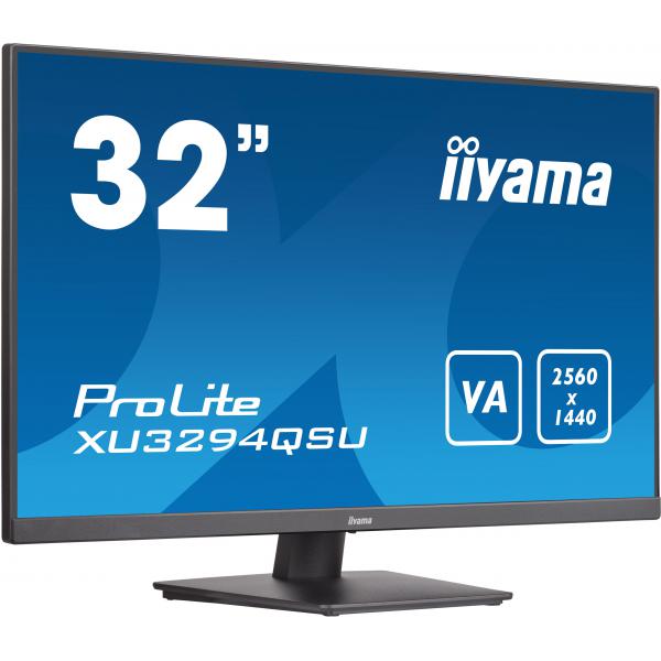 iiyama ProLite XU3294QSU-B1 Monitor PC 80 cm [31.5] 2560 x 1440 Pixel Wide Quad HD LCD Nero (32 XU3294QSU-B1 Monitor - 32 Black LED Monitor WQHD [2560x1440] Speakers DisplayPort\sand HDMI)