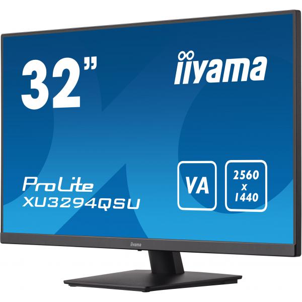 iiyama ProLite XU3294QSU-B1 Monitor PC 80 cm [31.5] 2560 x 1440 Pixel Wide Quad HD LCD Nero (32 XU3294QSU-B1 Monitor - 32 Black LED Monitor WQHD [2560x1440] Speakers DisplayPort\sand HDMI)