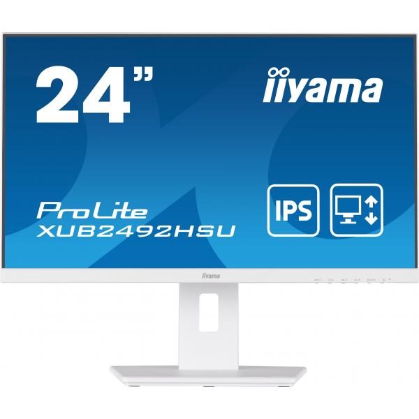 Iiyama ProLite XUB2492HSU-W5 LED display 61 cm [24] 1920 x 1080 Pixel Full HD Bianco (iiyama ProLite XUB2492HSU-W5 LED display 61 cm [24'] 1920 x 1080 pixels Full HD White)Iiyama4948570121236XUB2492HSU-W5