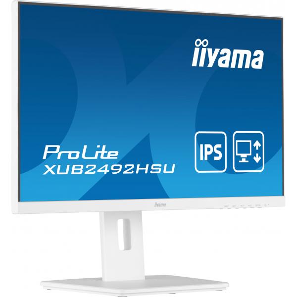 Iiyama ProLite XUB2492HSU-W5 LED display 61 cm [24] 1920 x 1080 Pixel Full HD Bianco (iiyama ProLite XUB2492HSU-W5 LED display 61 cm [24'] 1920 x 1080 pixels Full HD White)Iiyama4948570121236XUB2492HSU-W5