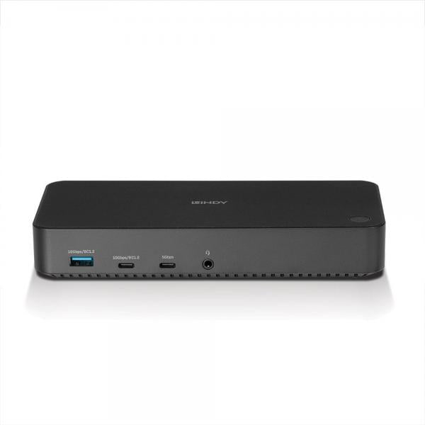Lindy DST-Pro Universal Docking USB 3.2 Gen 2 [3.1 Gen 2] Type-C Nero (USB TYPE C & A HYBRID LAPTOP DOCKIN)