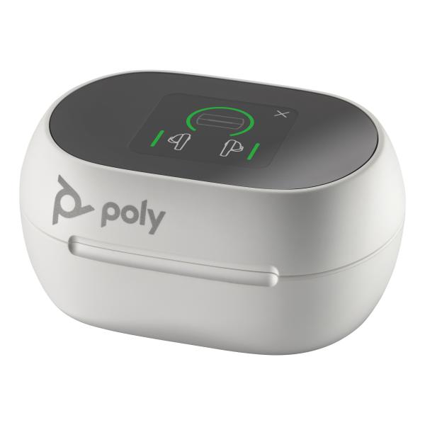 POLY Voyager Free 60+ Auricolare Wireless In-ear Ufficio Bluetooth Bianco (VOYAGER FREE 60+ UCW/TS CHARGE - CASE USB-C WHITE WW)