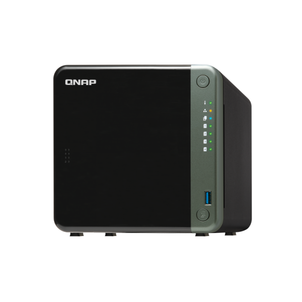 QNAP TS-453D NAS Tower Collegamento ethernet LAN Nero J4125 (QNAP TS-453D-4G/9TB-RED)