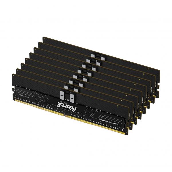 Kingston Technology FURY 128GB 6000MT/s DDR5 ECC Reg CL32 DIMM [Kit da 8] Renegade Pro XMP (KFR 128GB DDR5 6000 ECC Reg K8)