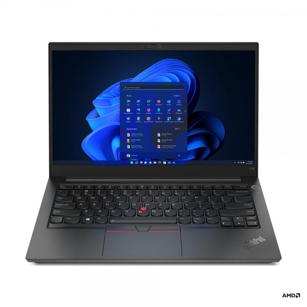 Lenovo ThinkPad E14 Computer portatile 35,6 cm [14] Full HD AMD Ryzen 5 5625U 16 GB DDR4-SDRAM 512 GB SSD Wi-Fi 6 [802.11ax] Windows 11 Pro Nero (E14 G4 R5 5625U/16GB/512M2/FHD/F/C[IR]/W11P. SOFTWARE: French. KEYBOARD: French. WARRANTY: 1YR CCR)