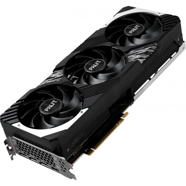 Palit NED4070019K9-1043A scheda video NVIDIA GeForce RTX 4070 12 GB GDDR6X (Palit RTX4070 GamingPro PCIe4 12GB DDR6X HDMI 3 DP 2475MHz Clock RGB Lighting)