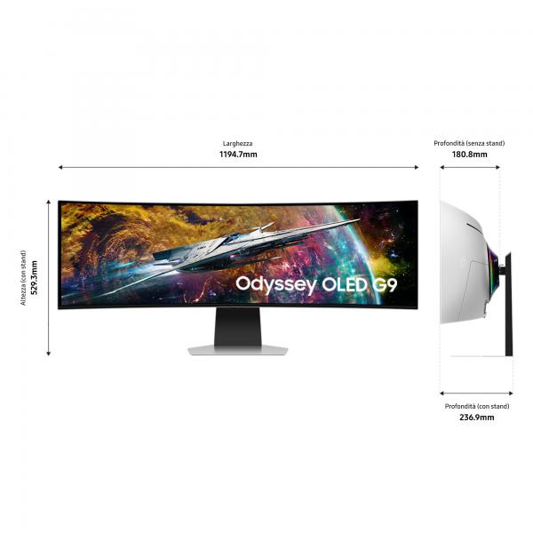 ODYSSEY G9 G95SC 49IN 32:9 CURVED (1800R) 5120X1440 OLED HD